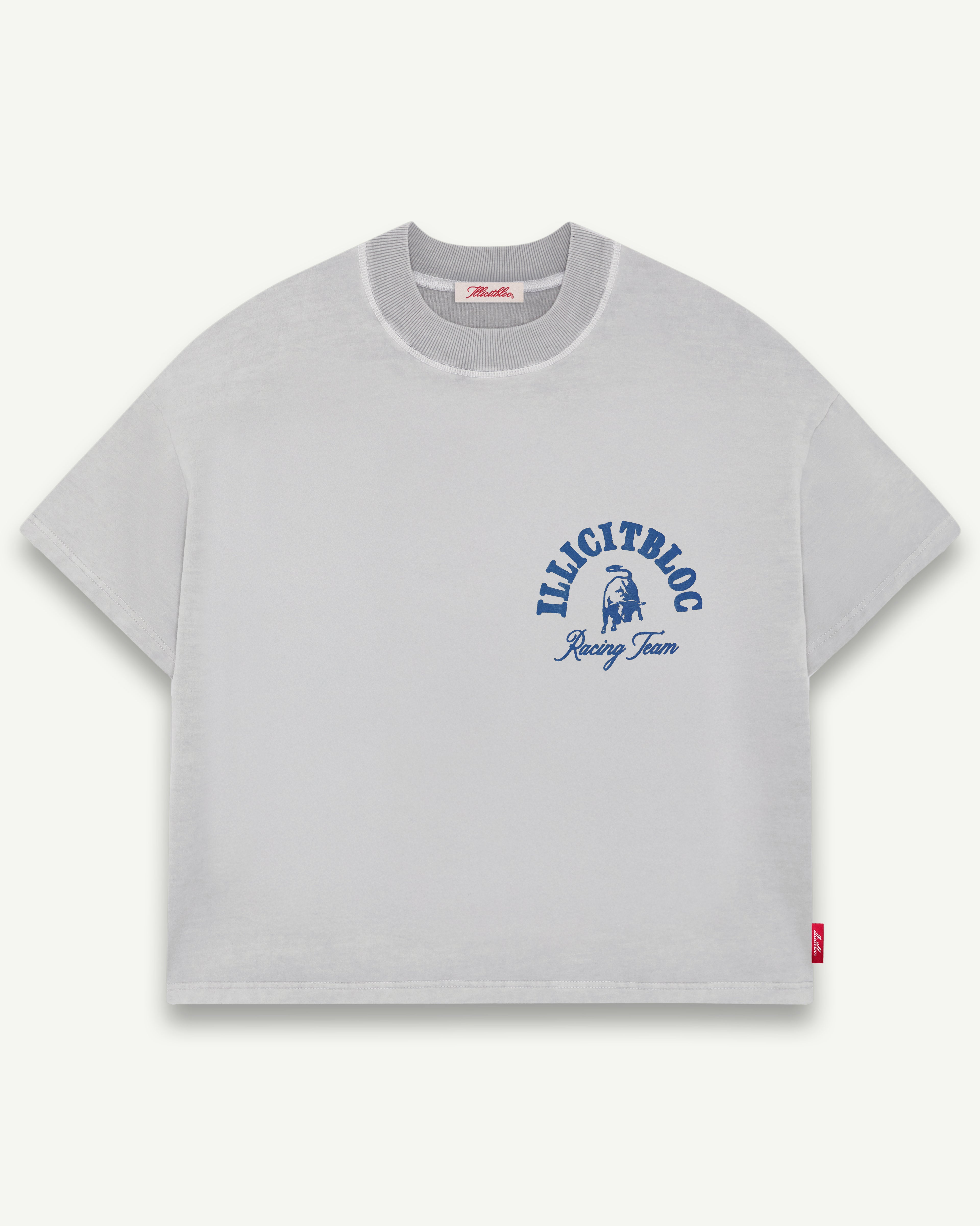 RACING TEAM T-SHIRT - POWDER GREY