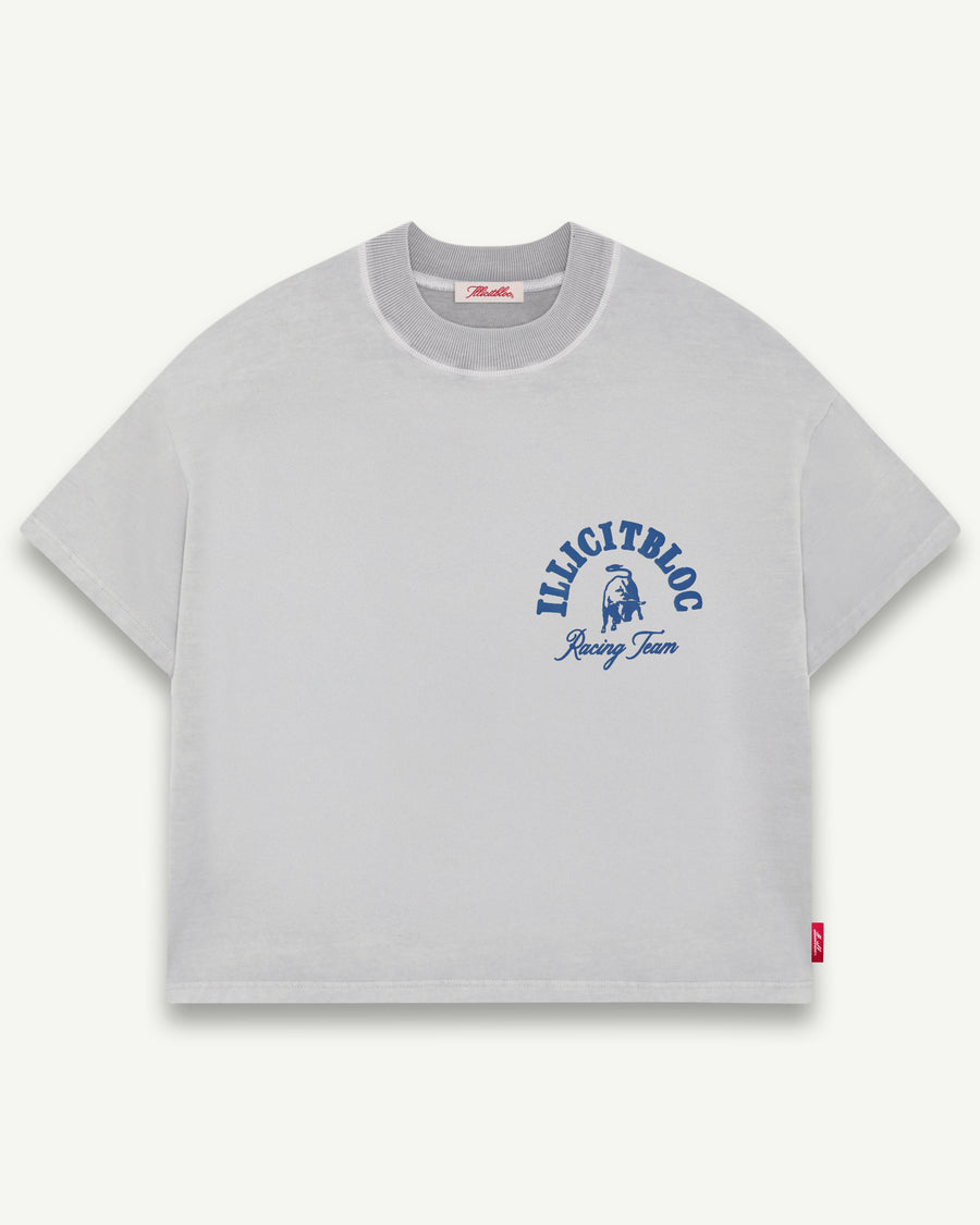 RACING TEAM T-SHIRT - POWDER GREY