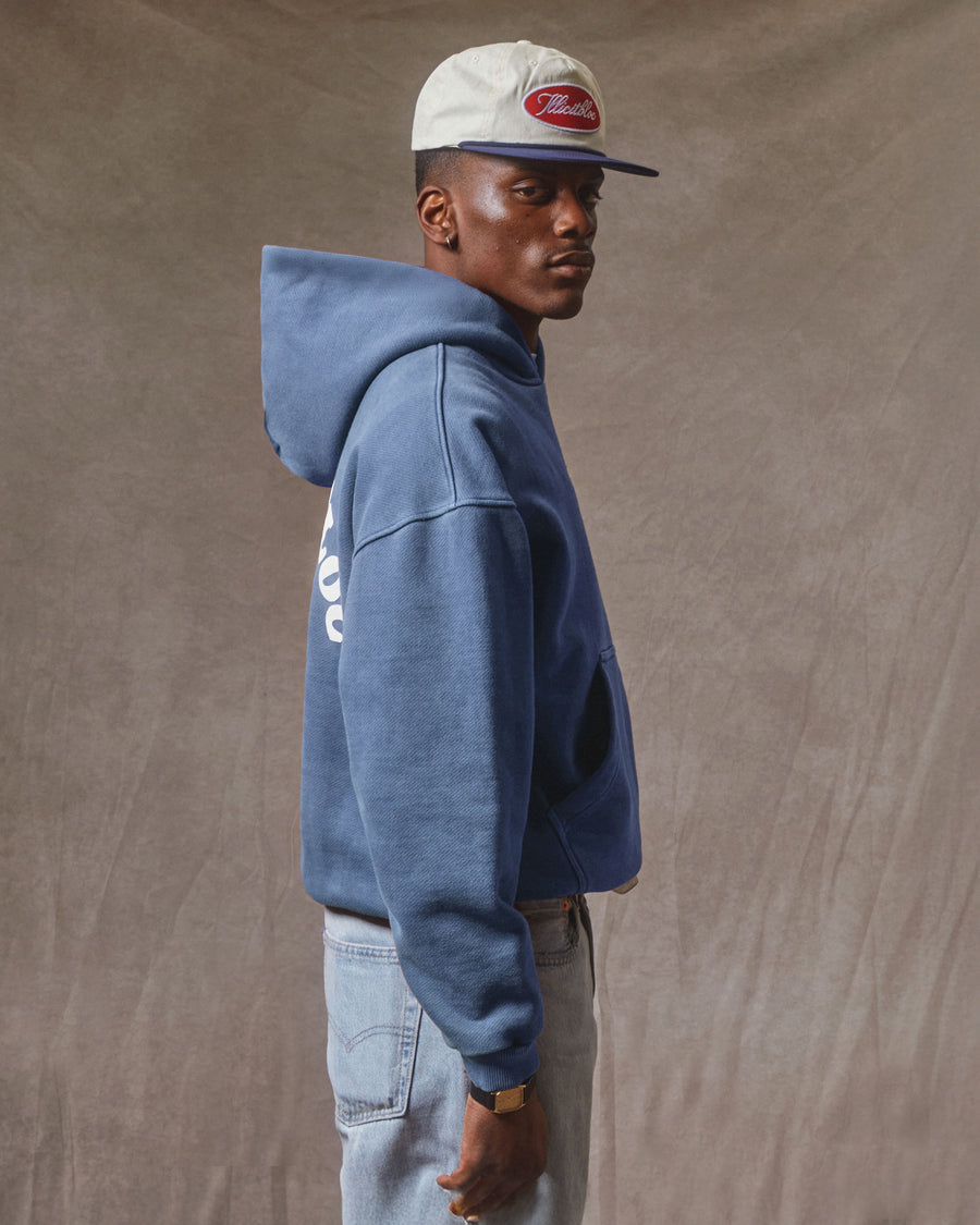 RACING TEAM HOODIE - WASHED NAVY