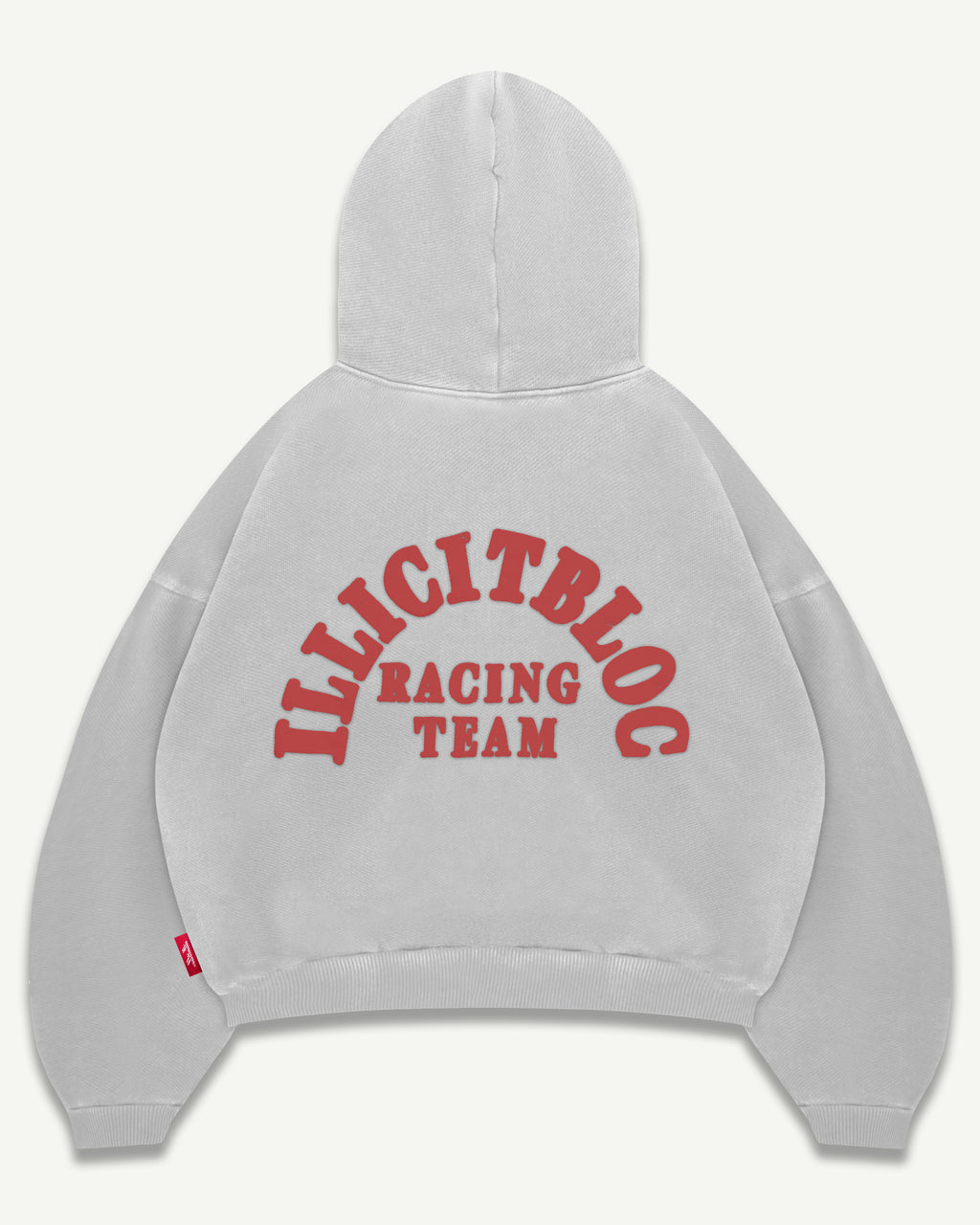 RACING TEAM HOODIE - POWDER GREY