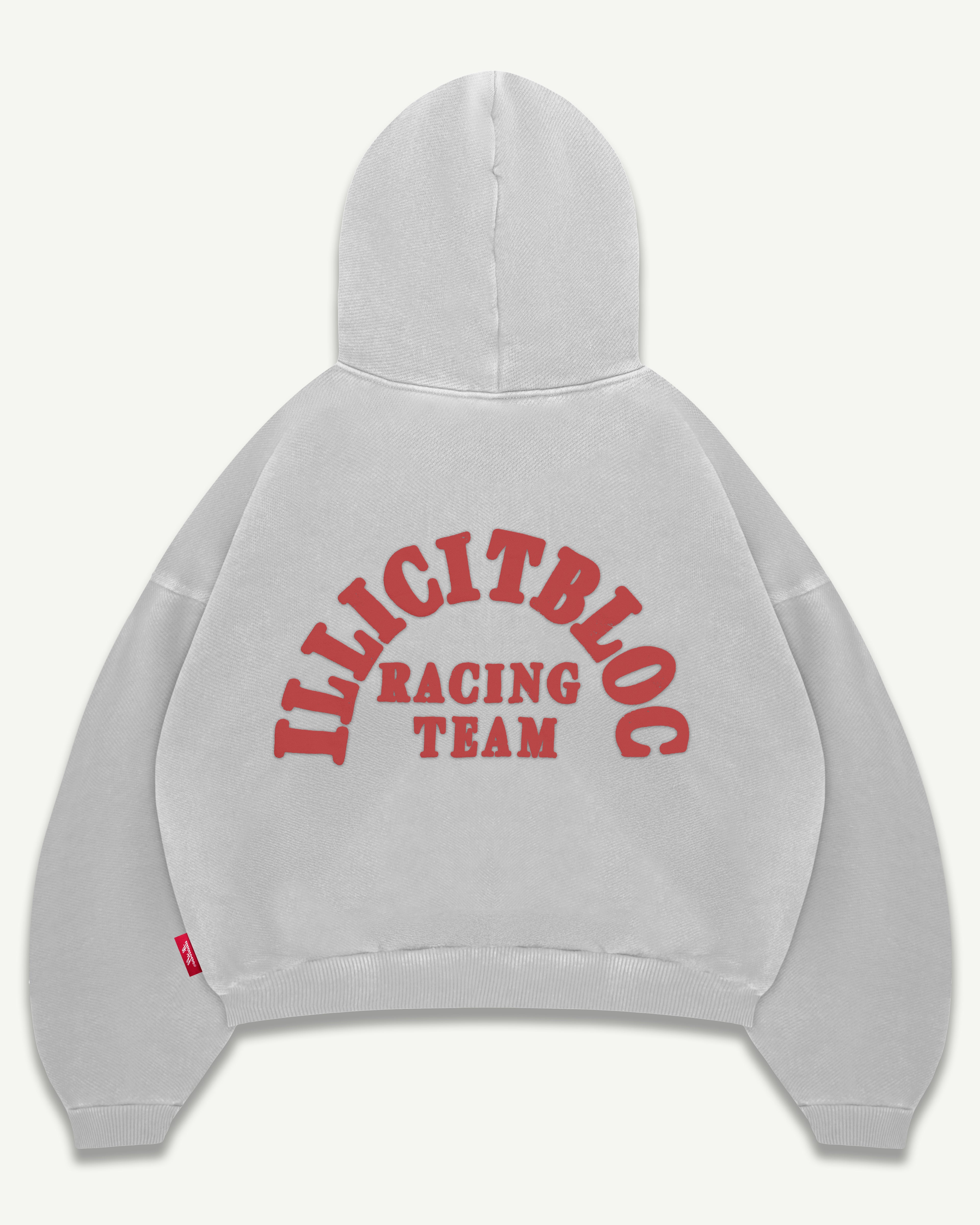 Racing Team Hoodie - Powder Grey