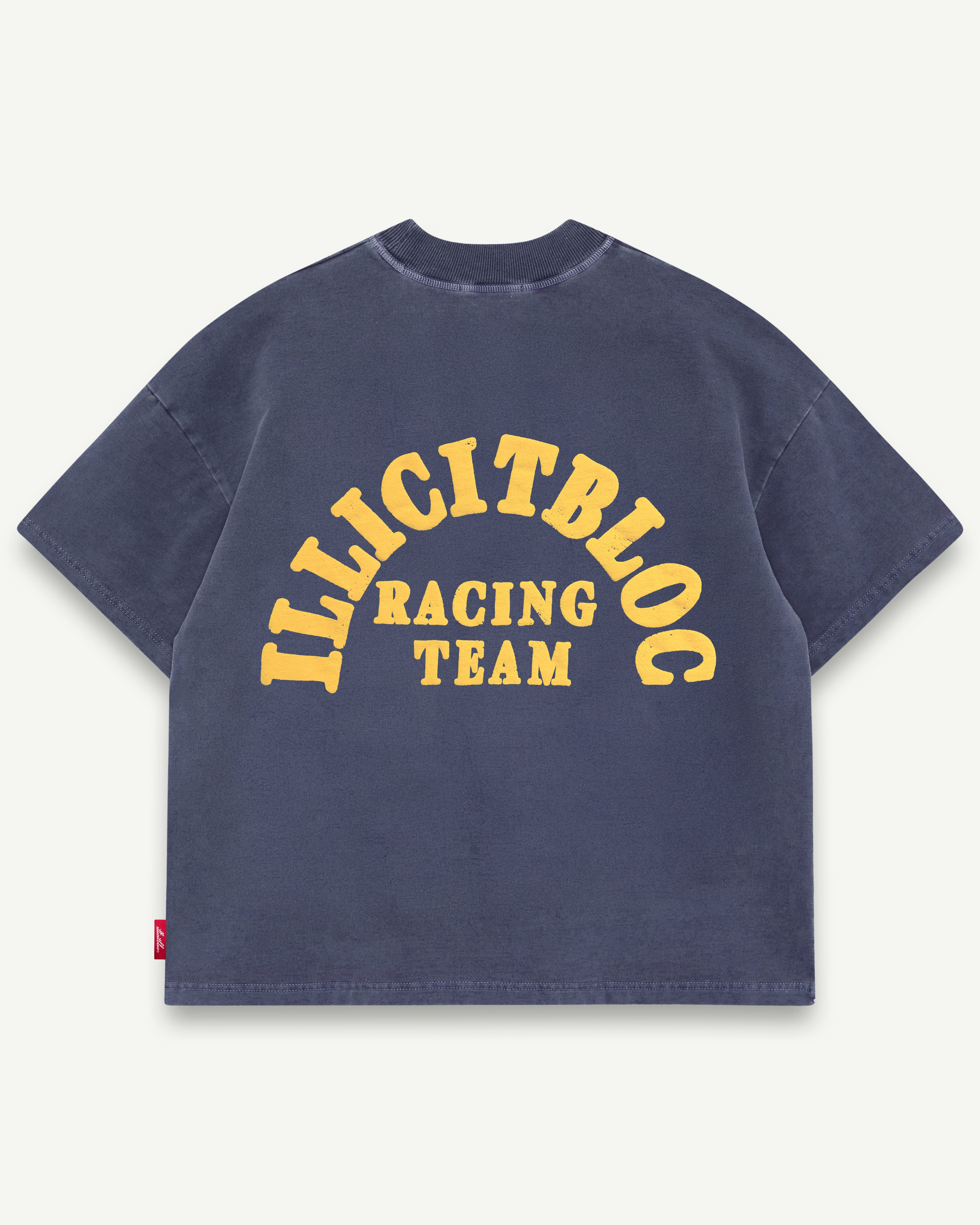 RACING TEAM T-SHIRT - WASHED NAVY