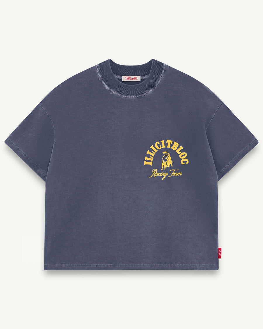 RACING TEAM T-SHIRT - WASHED NAVY