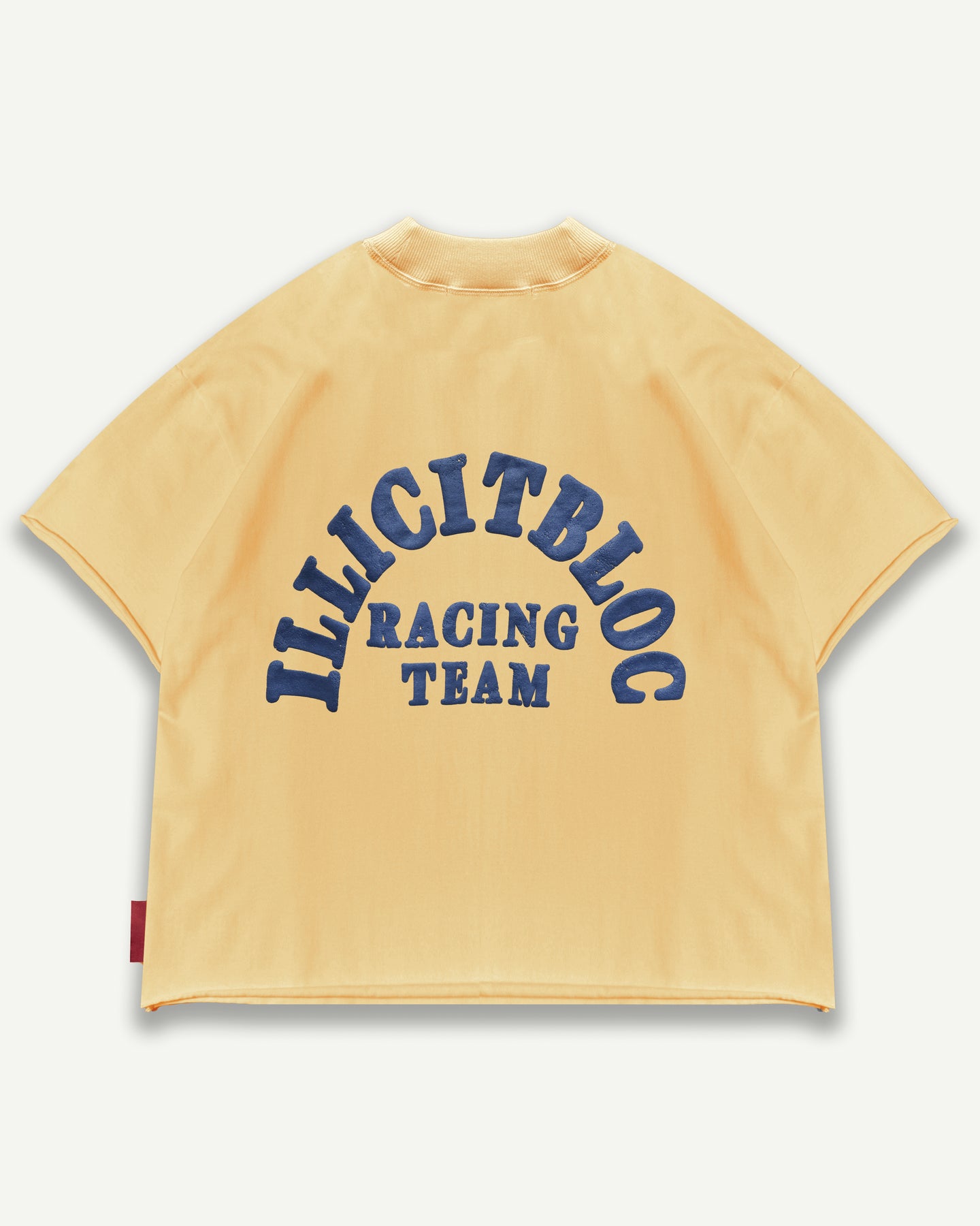 RACING TEAM RAW HEM T-SHIRT - MIMOSA