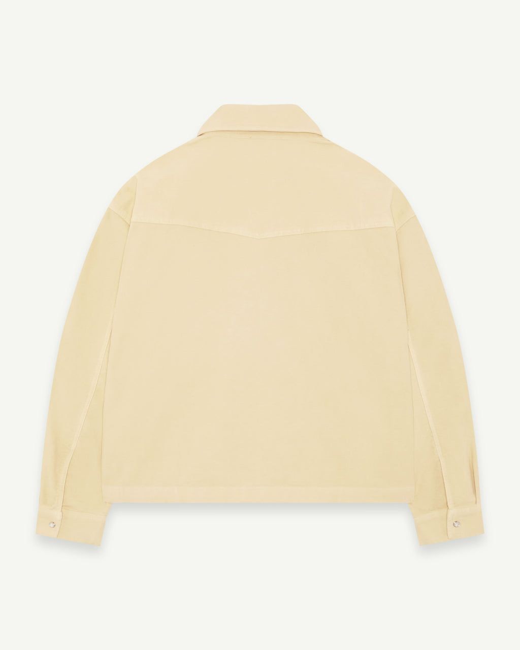 MOLESKIN RANCH STUD SHIRT - BUTTERCREAM