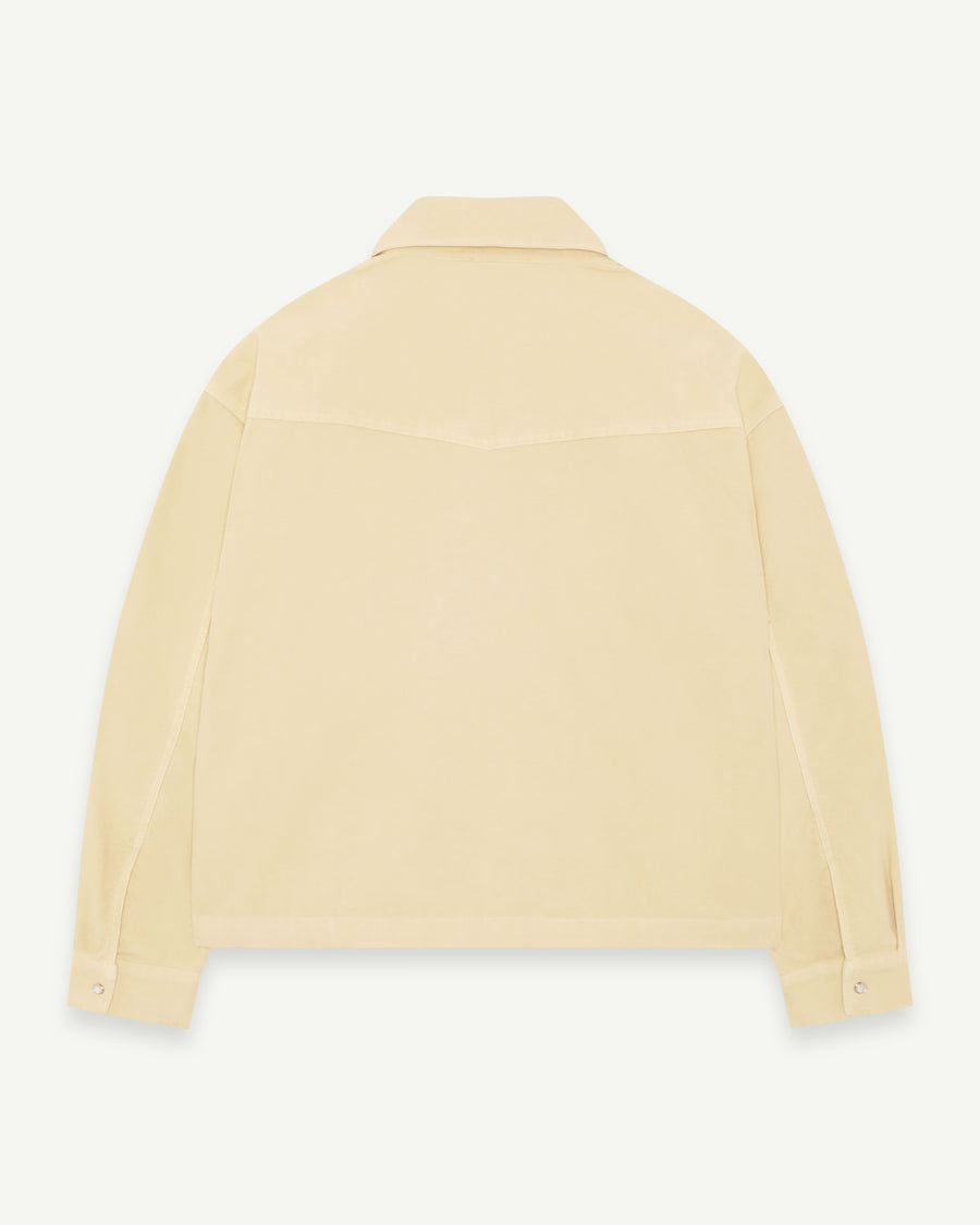 MOLESKIN RANCH STUD SHIRT - BUTTERCREAM