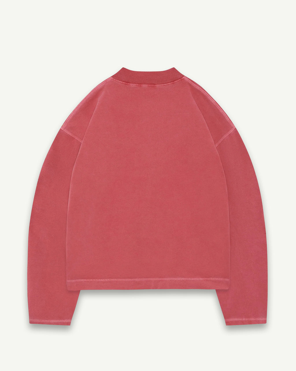 CONCHO CLOUDWEAVE™ HENLEY LONG SLEEVE - CANDY RED