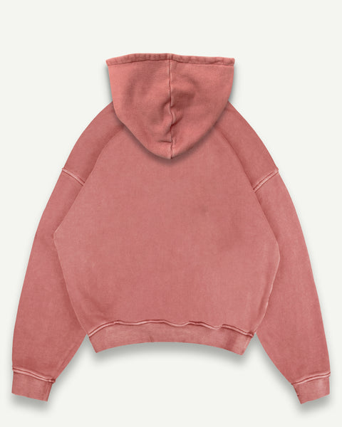 BLANK HOODIE - WASHED RED