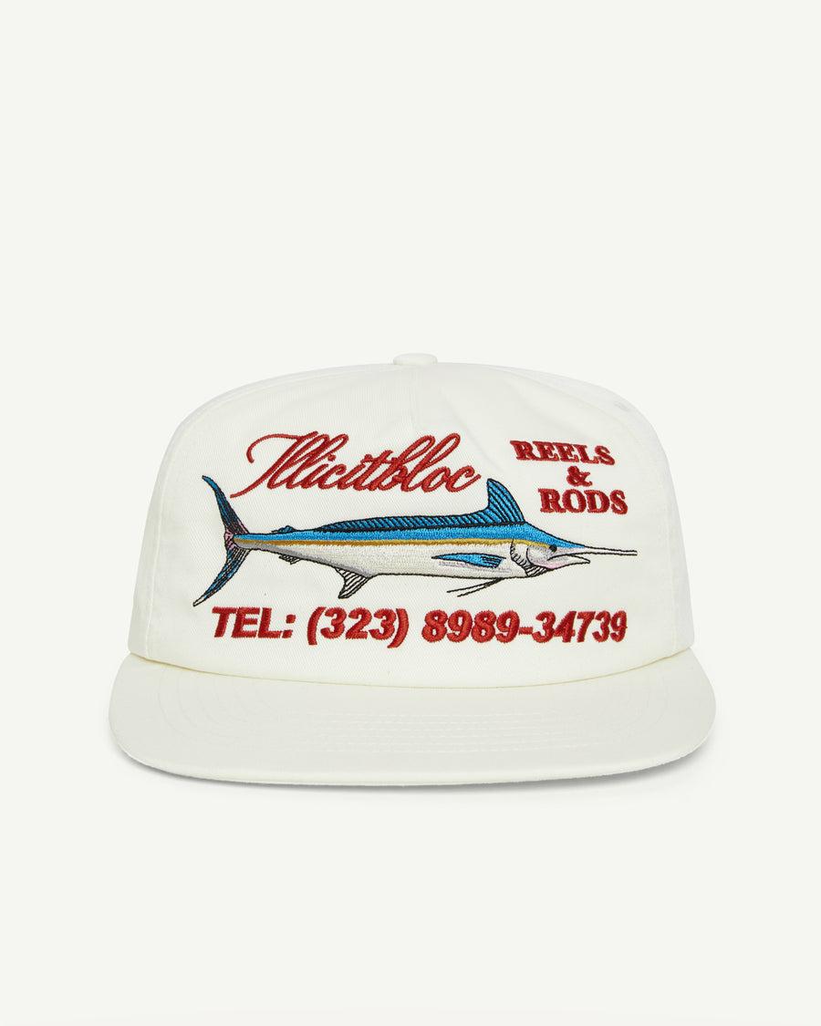 REELS & RODS CAP - CREAM