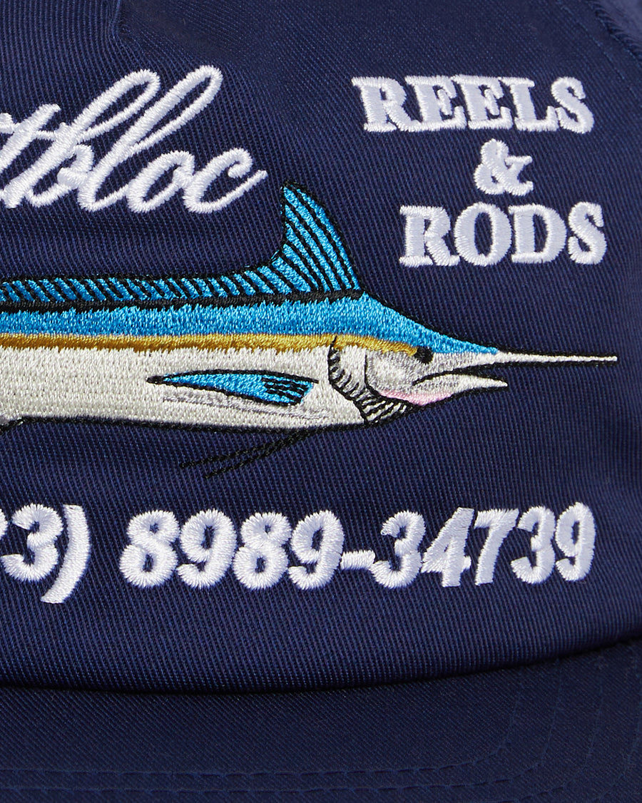 REELS & RODS CAP - NAVY
