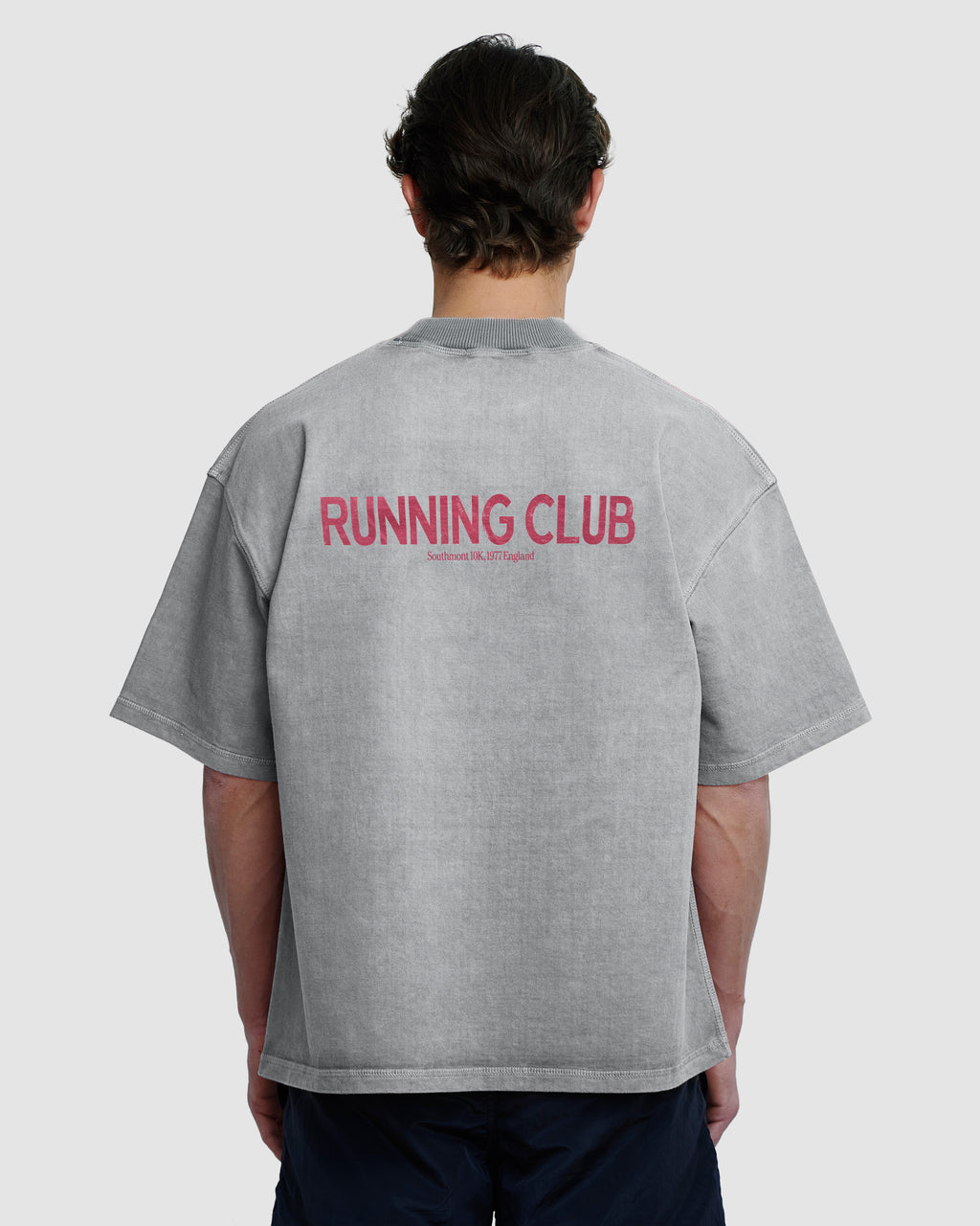 Running Club T-shirt - Powder Grey