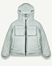 Load image into Gallery viewer, NAUTICAL PUFFER JACKET - SILVER SAGE
