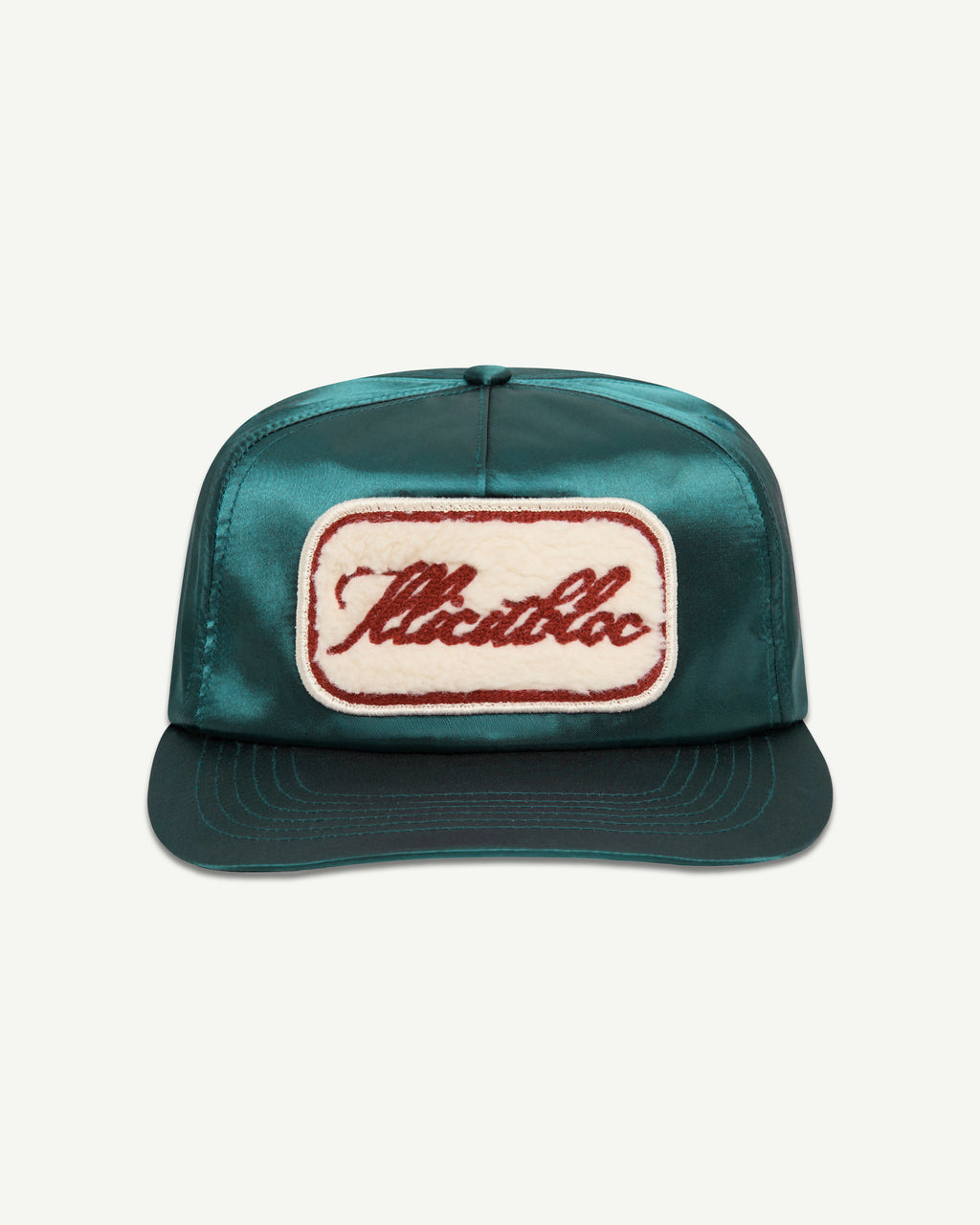 LEGACY PATCHWORK SATIN CAP - TEAL