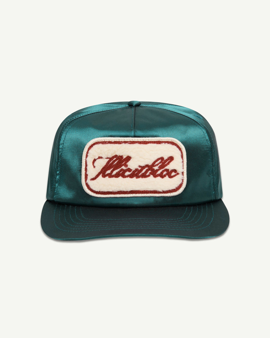 LEGACY PATCHWORK SATIN CAP - TEAL