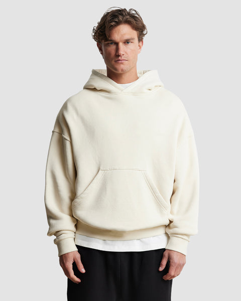 BLANK HOODIE - ECRU
