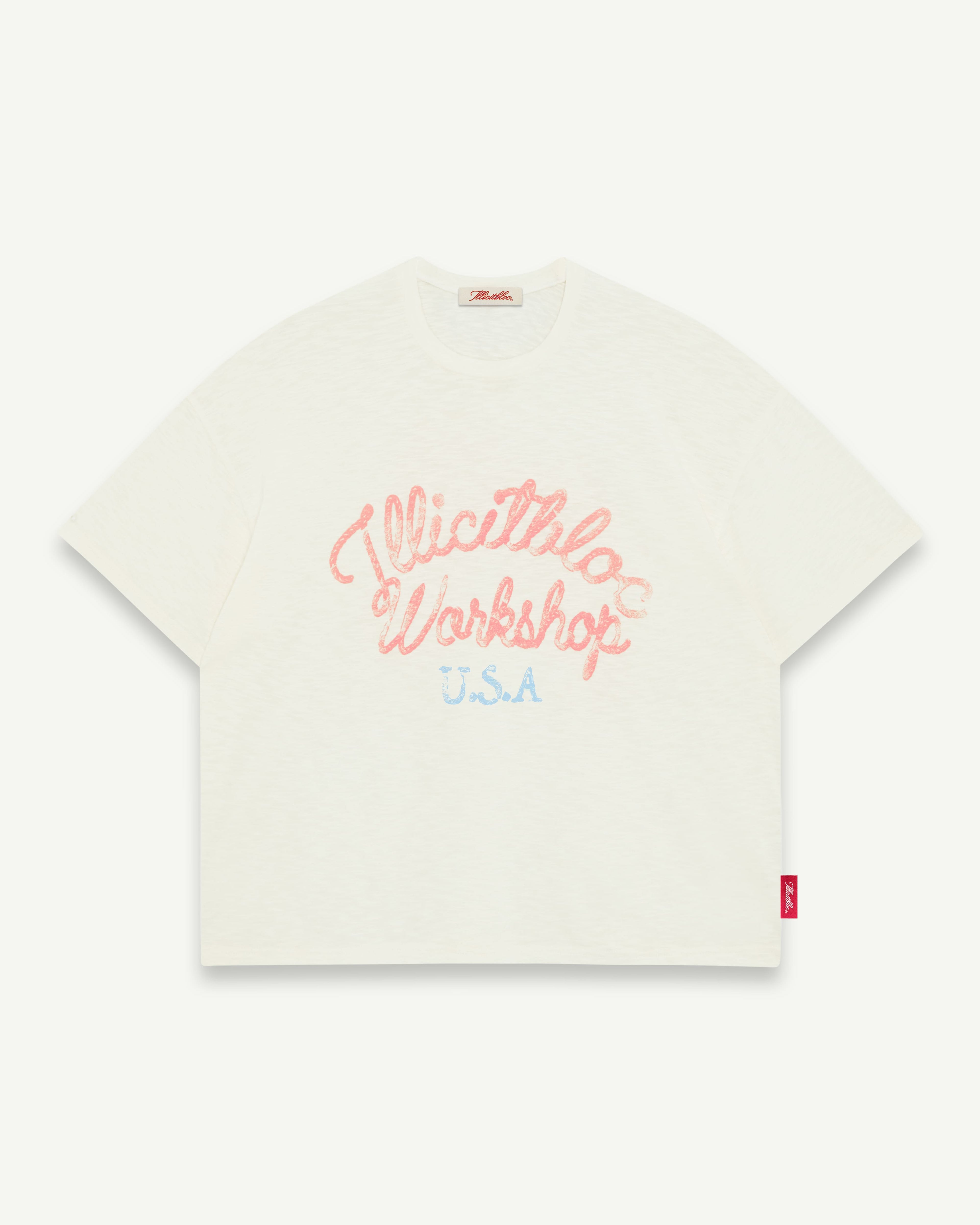 STALLIONS SLUB T-SHIRT - IVORY