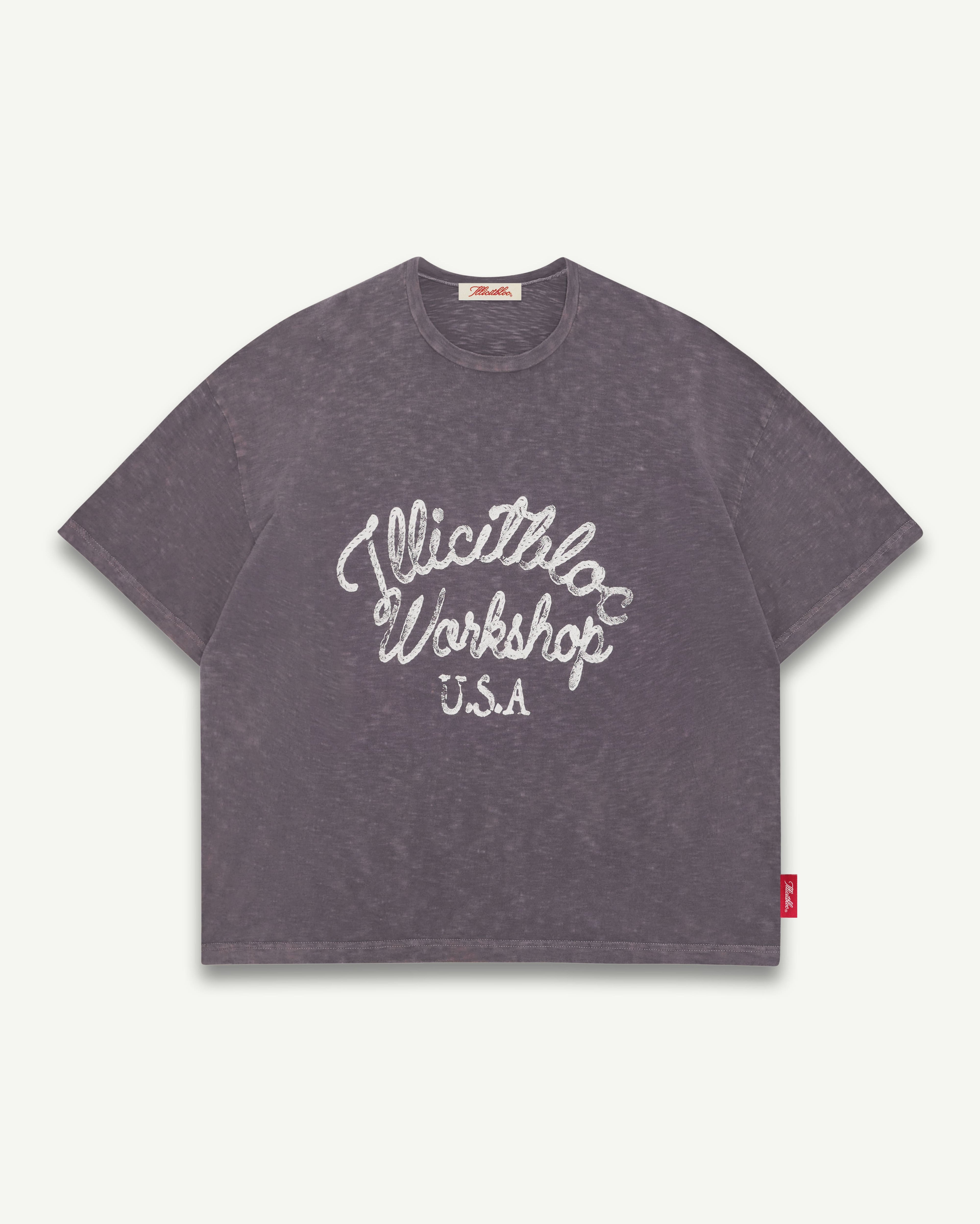 STALLIONS SLUB T-SHIRT - SLATE