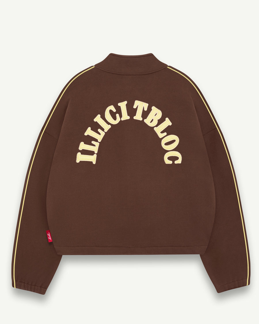 SPELLOUT TRACK JACKET - HICKORY