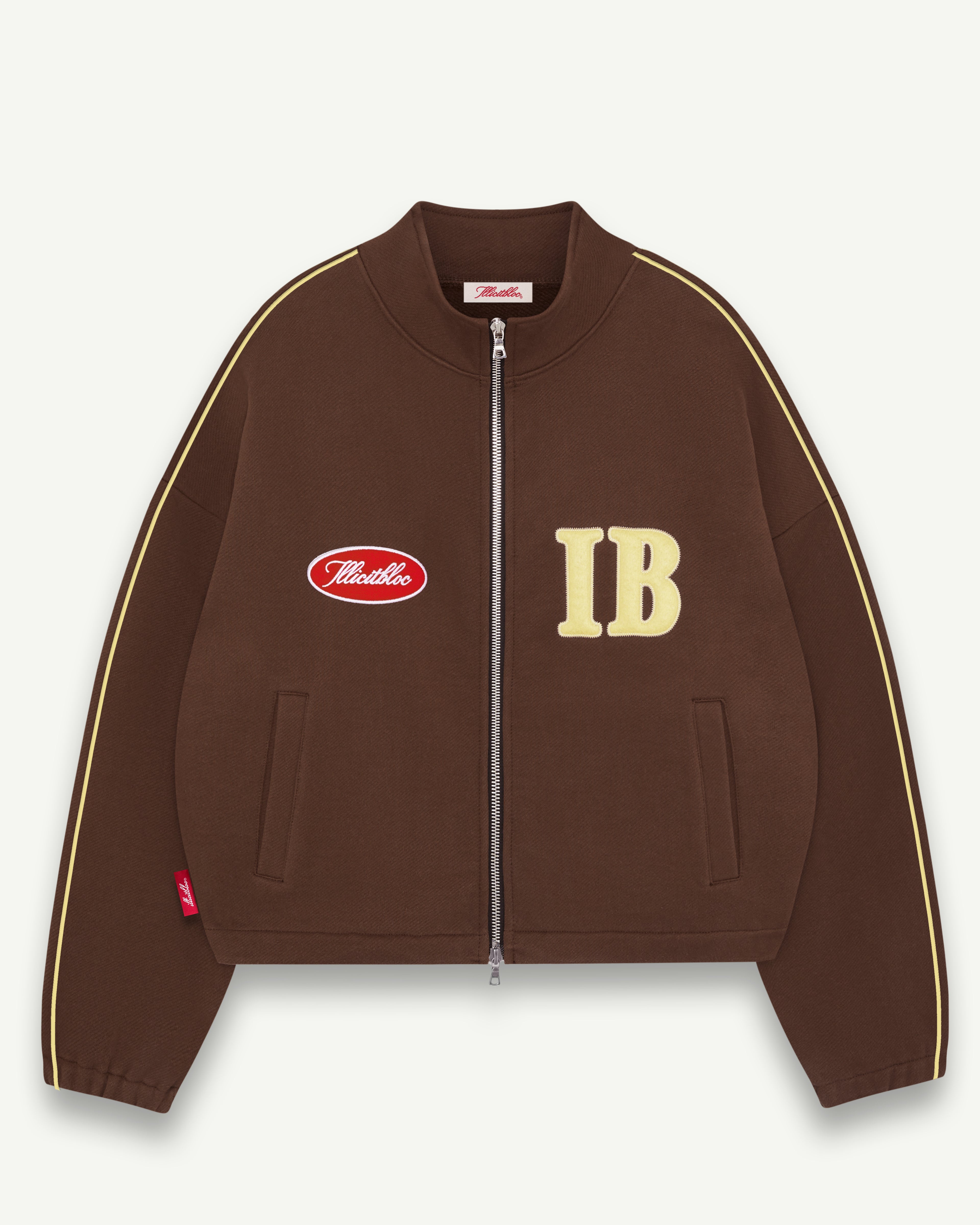 SPELLOUT TRACK JACKET - HICKORY