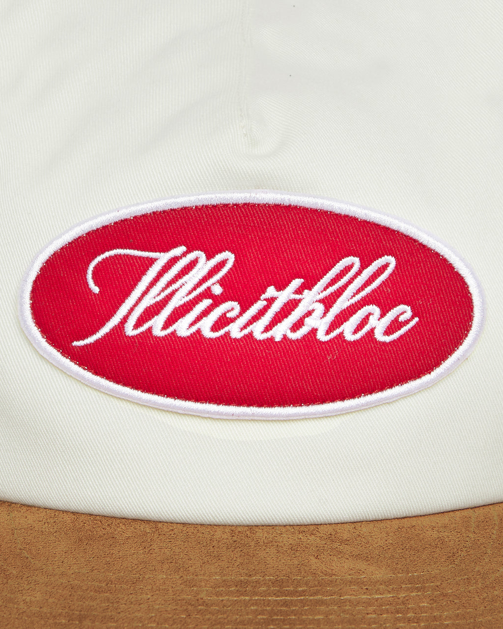 TWO TONE WORKER CAP - TAN/CREAM