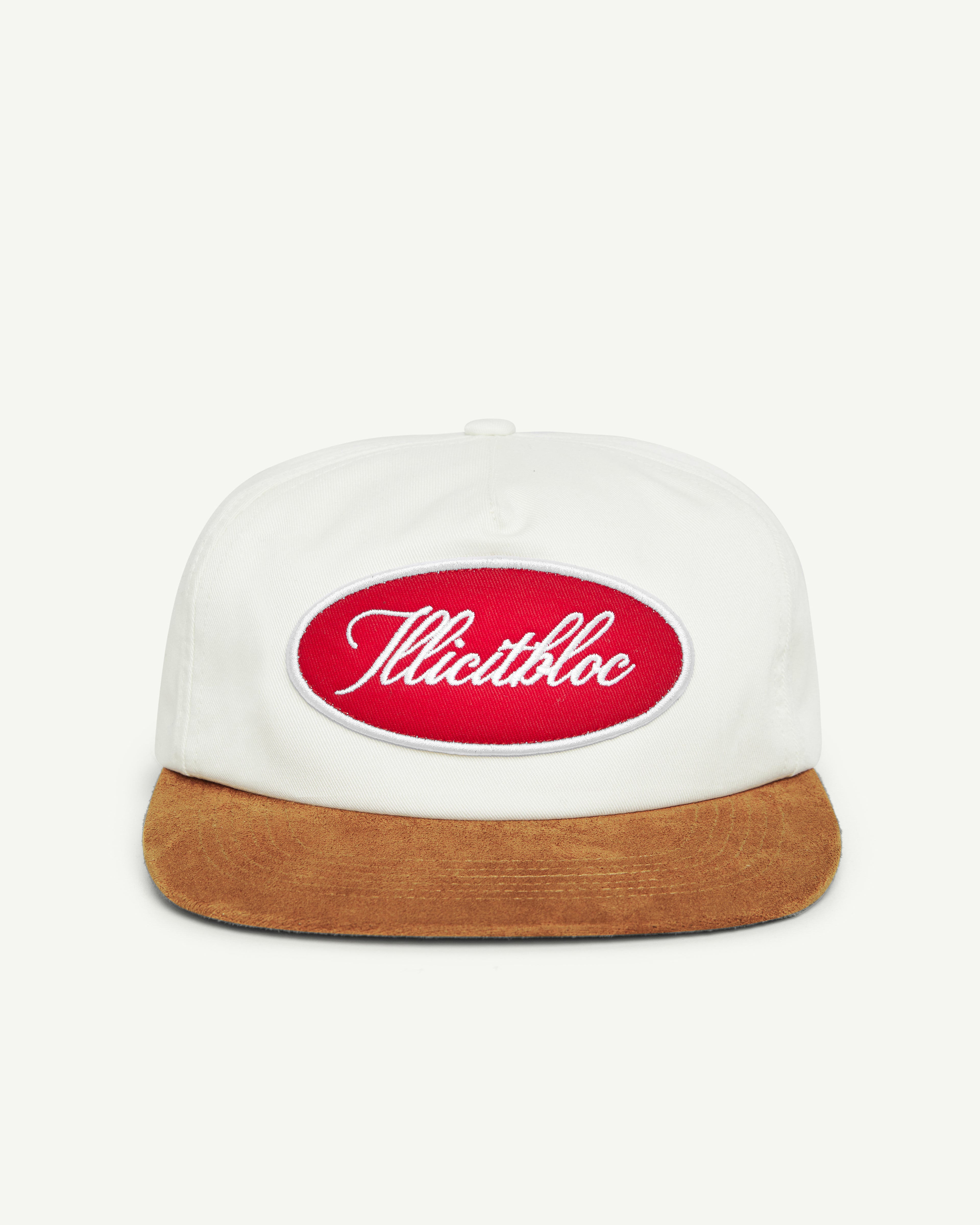 TWO TONE WORKER CAP - TAN/CREAM