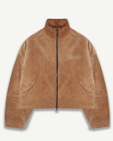 THE SUEDE COUNTRYMAN JACKET - TAN – Illicitbloc