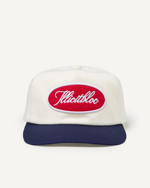 WORKER TWO TONE CAP - WHITE/NAVY