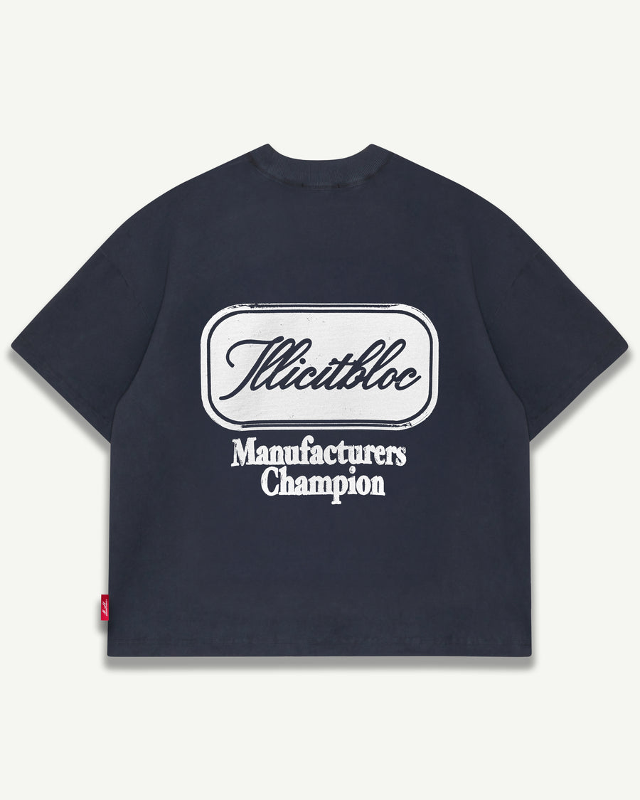 CHAMPION STAMP T-SHIRT - VINTAGE BLACK