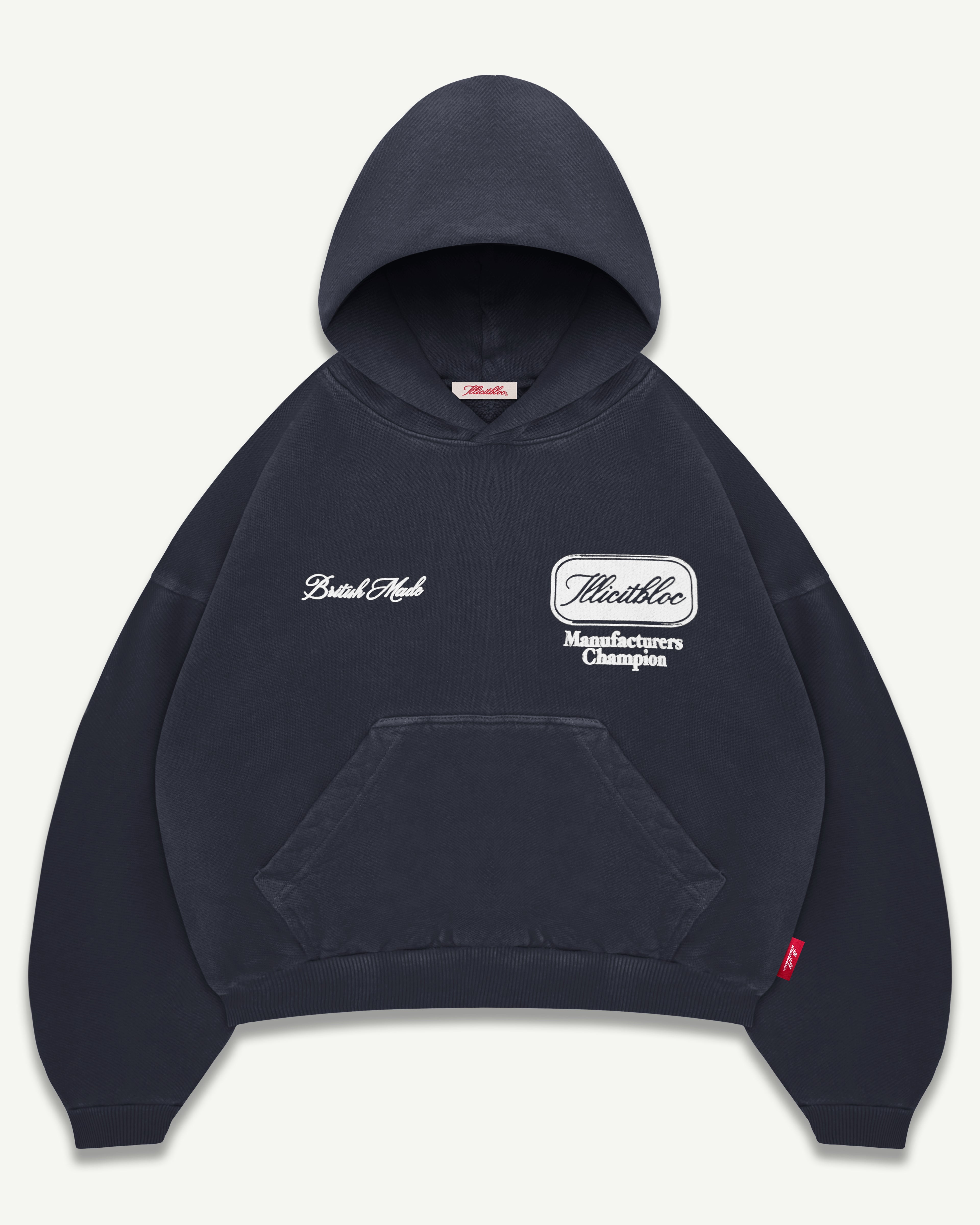 CHAMPION STAMP HOODIE - VINTAGE BLACK