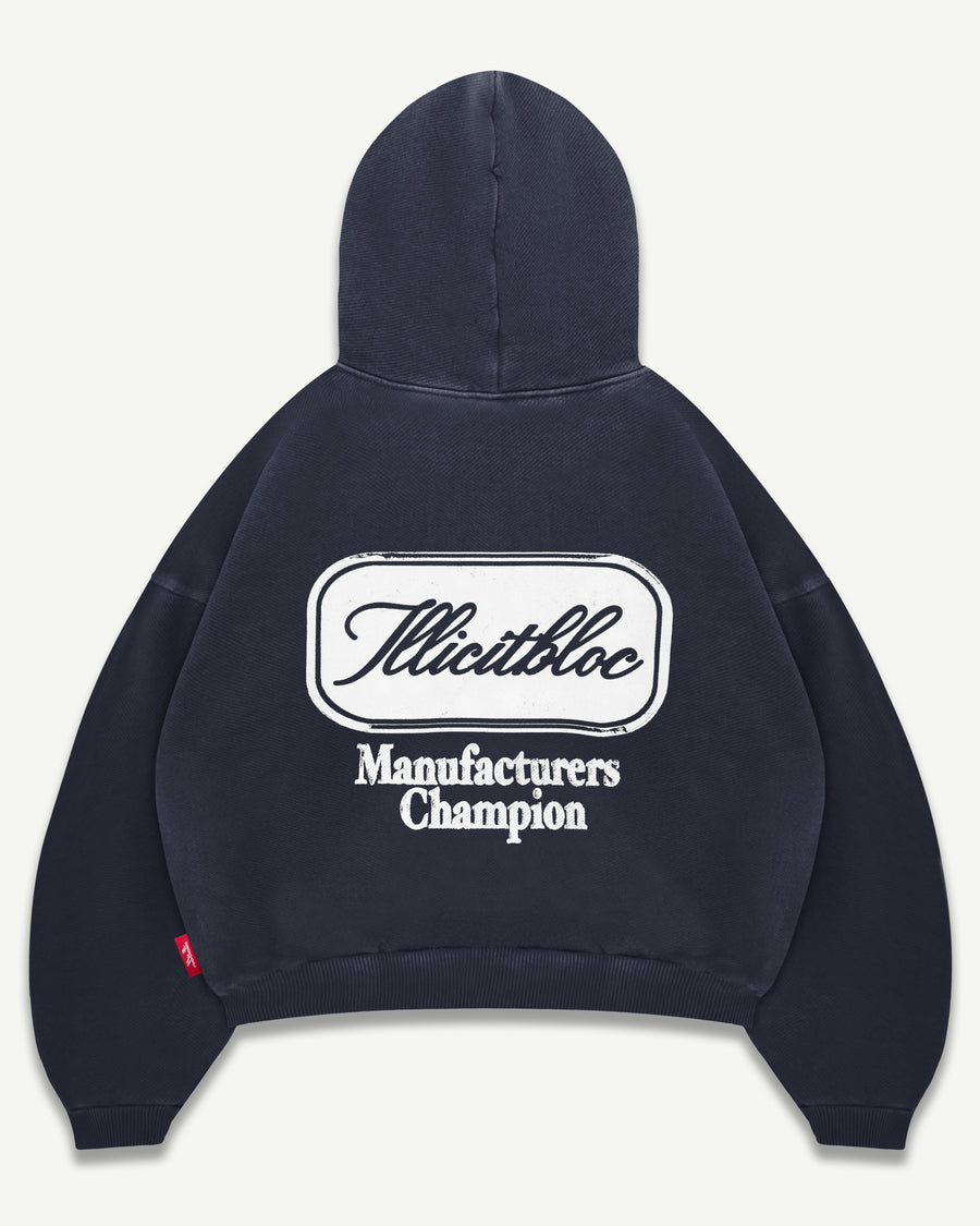 CHAMPION STAMP HOODIE - VINTAGE BLACK