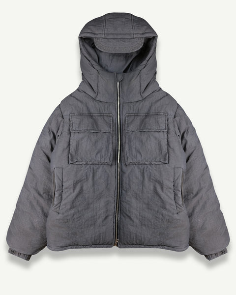 NAUTICAL PUFFER JACKET - WASHED SLATE