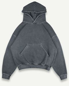 BLANK HOODIE - WASHED BLACK