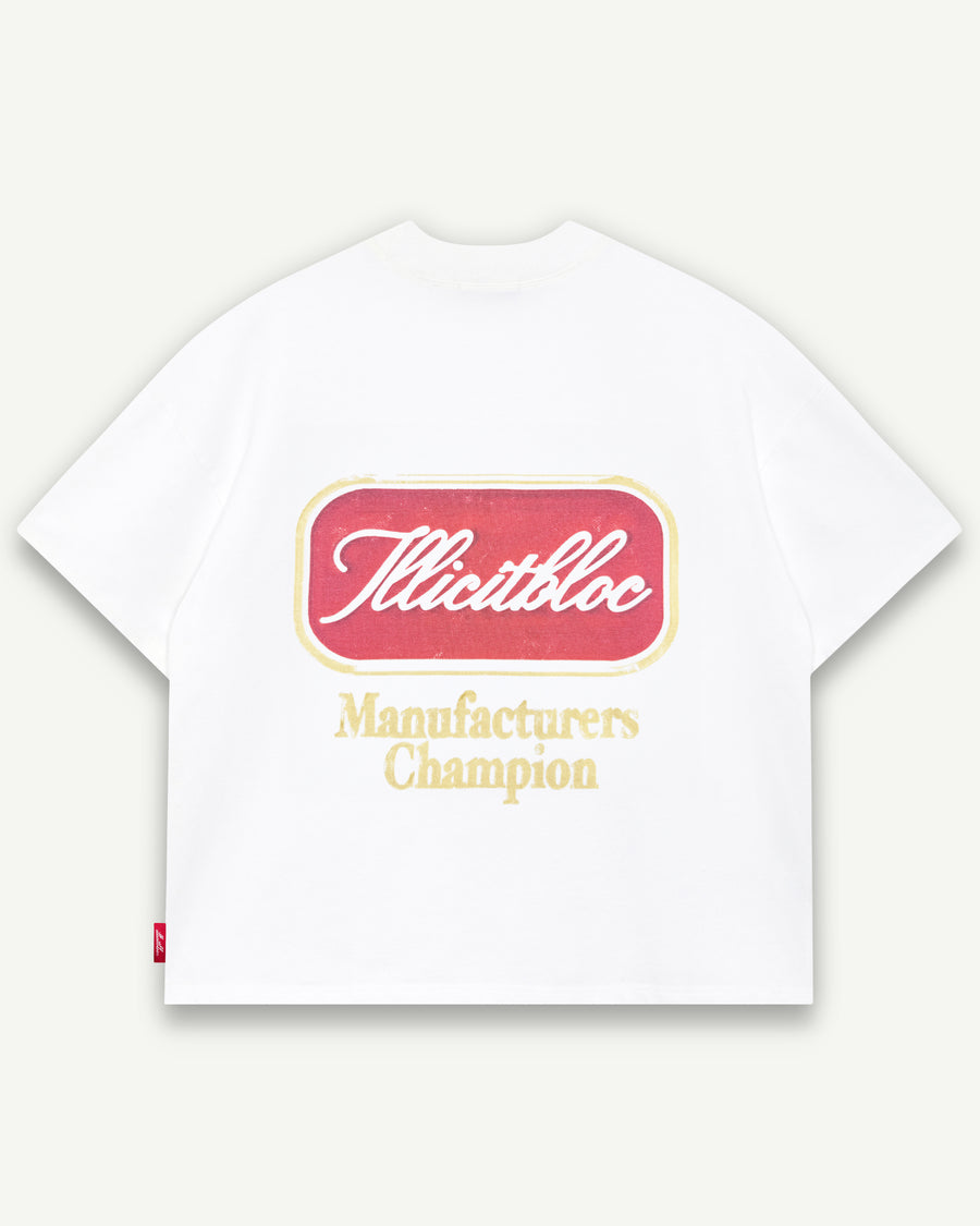 CHAMPION STAMP T-SHIRT - WHITE