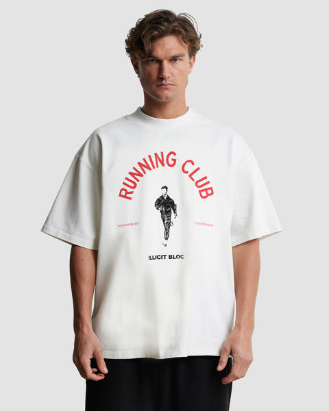 RUNNING CLUB T-SHIRT - WHITE