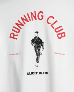 RUNNING CLUB T-SHIRT - WHITE
