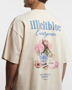 WINNER'S TABLE T-SHIRT - ECRU