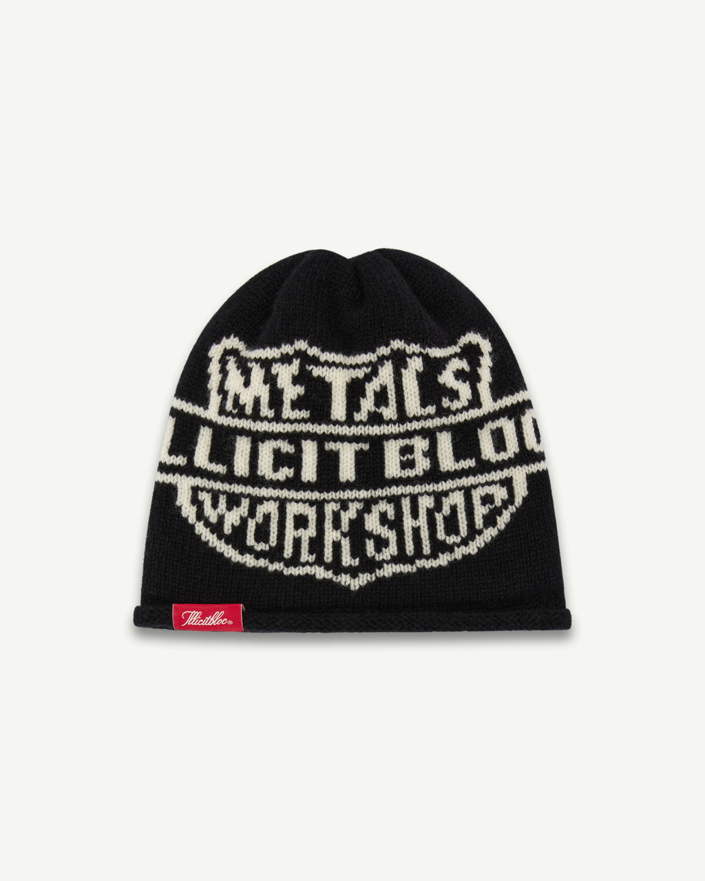 WORKSHOP ROLLBACK BEANIE - BLACK
