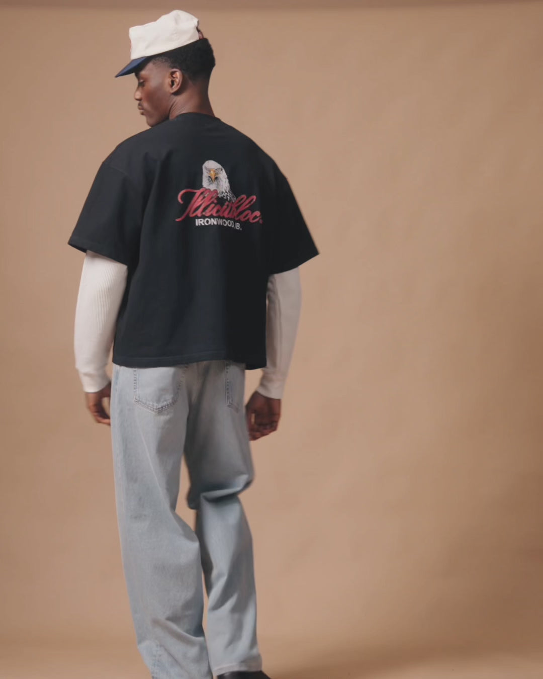 EAGLE CLOUDWEAVE™ POCKET T-SHIRT - VINTAGE BLACK