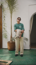 Load and play video in Gallery viewer, COUNTRYMAN T-SHIRT - WASHED GREEN
