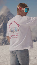 Load and play video in Gallery viewer, GOGGLES T-SHIRT - WHITE
