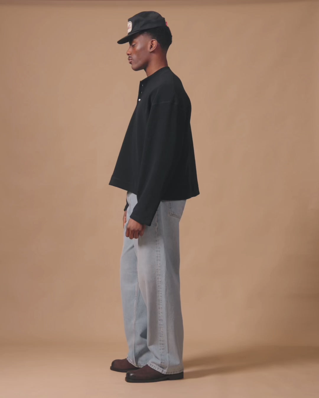 HENLEY CLOUDRIB™ - BLACK