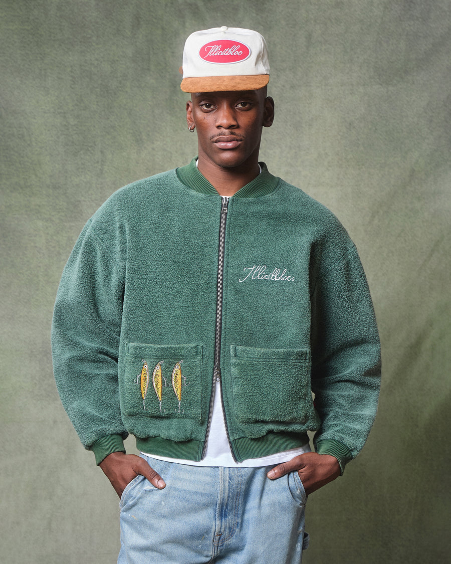 REVERSE BAIT BOMBER - HUNTER GREEN