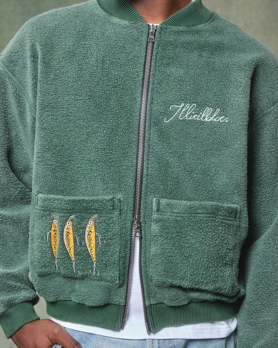 REVERSE BAIT BOMBER - HUNTER GREEN