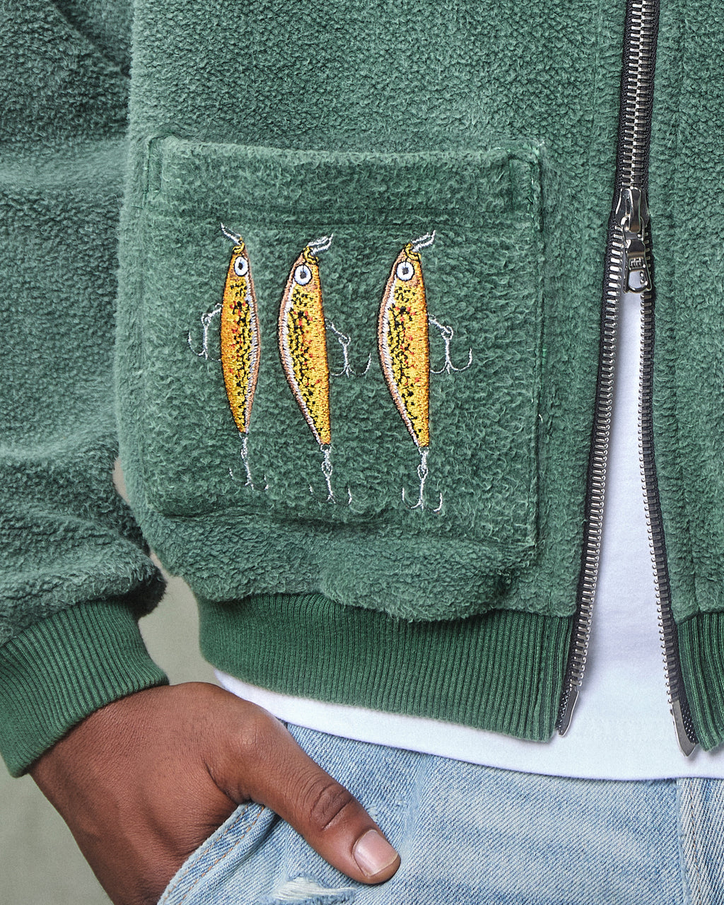 Reverse Bait Bomber - Hunter Green