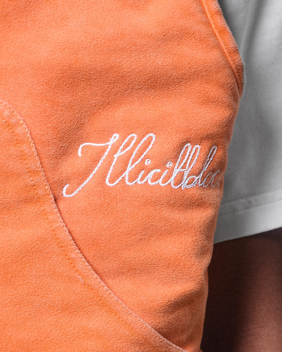 MOLESKIN ANGLER GILET - CARP ORANGE