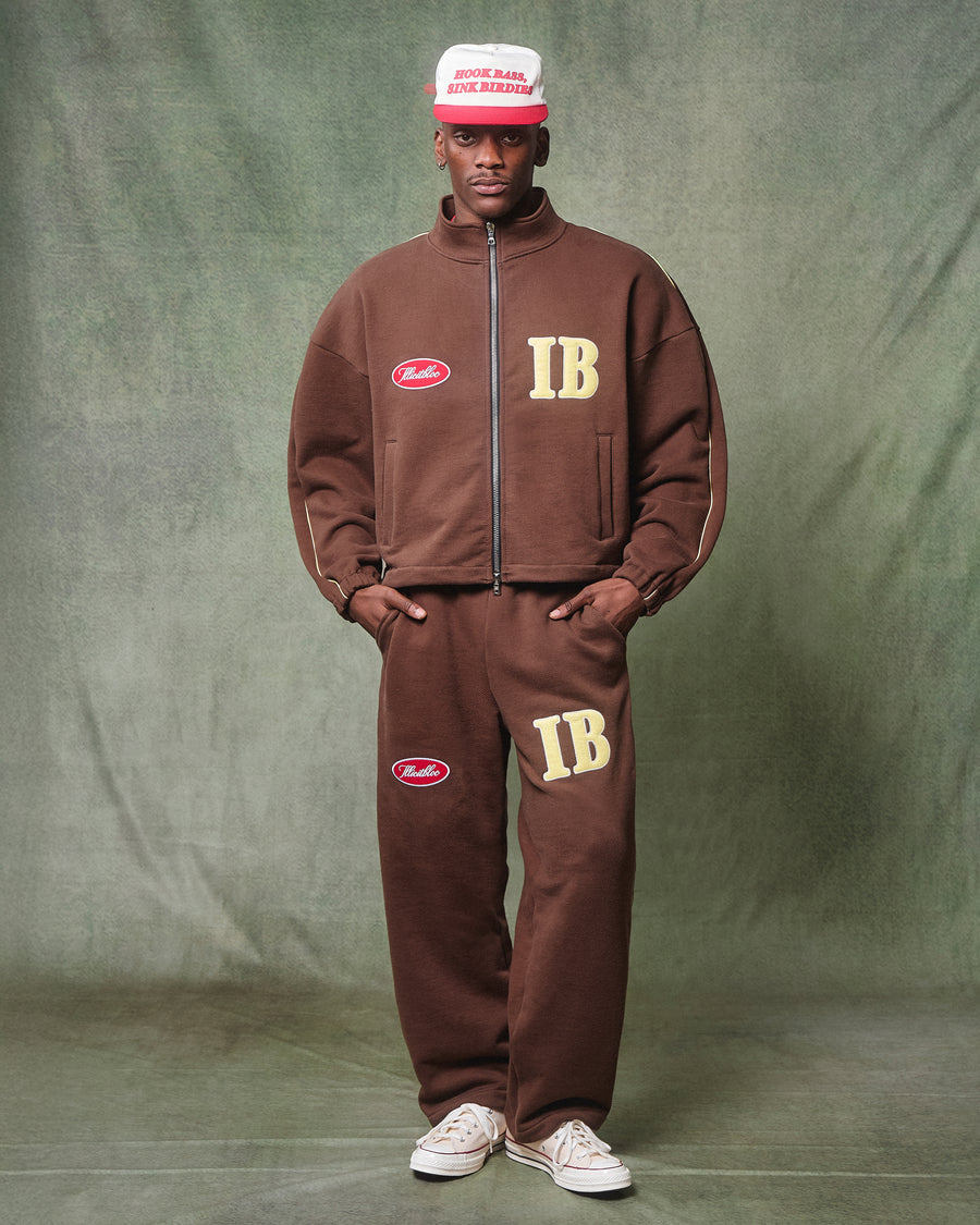 SPELLOUT TRACK JACKET - HICKORY