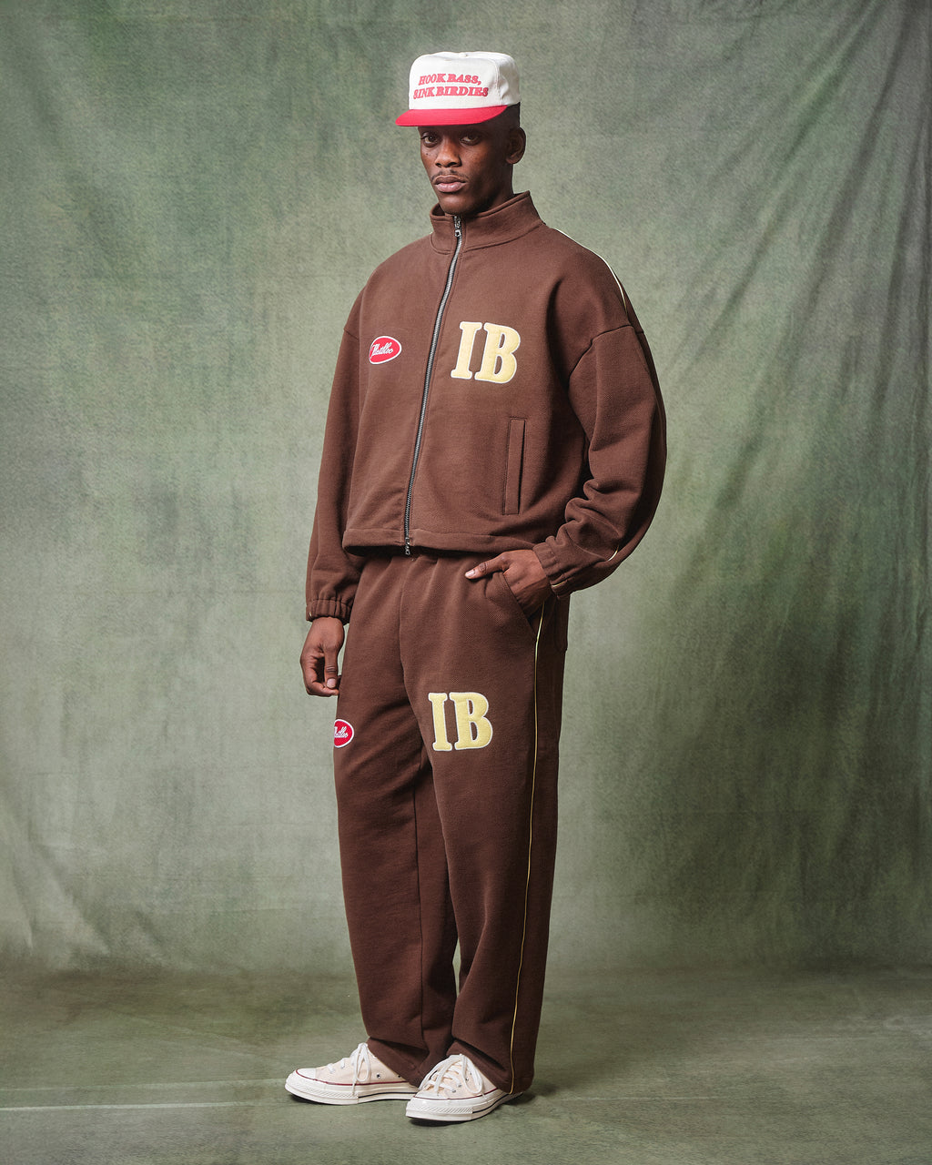 SPELLOUT SWEATPANTS - HICKORY