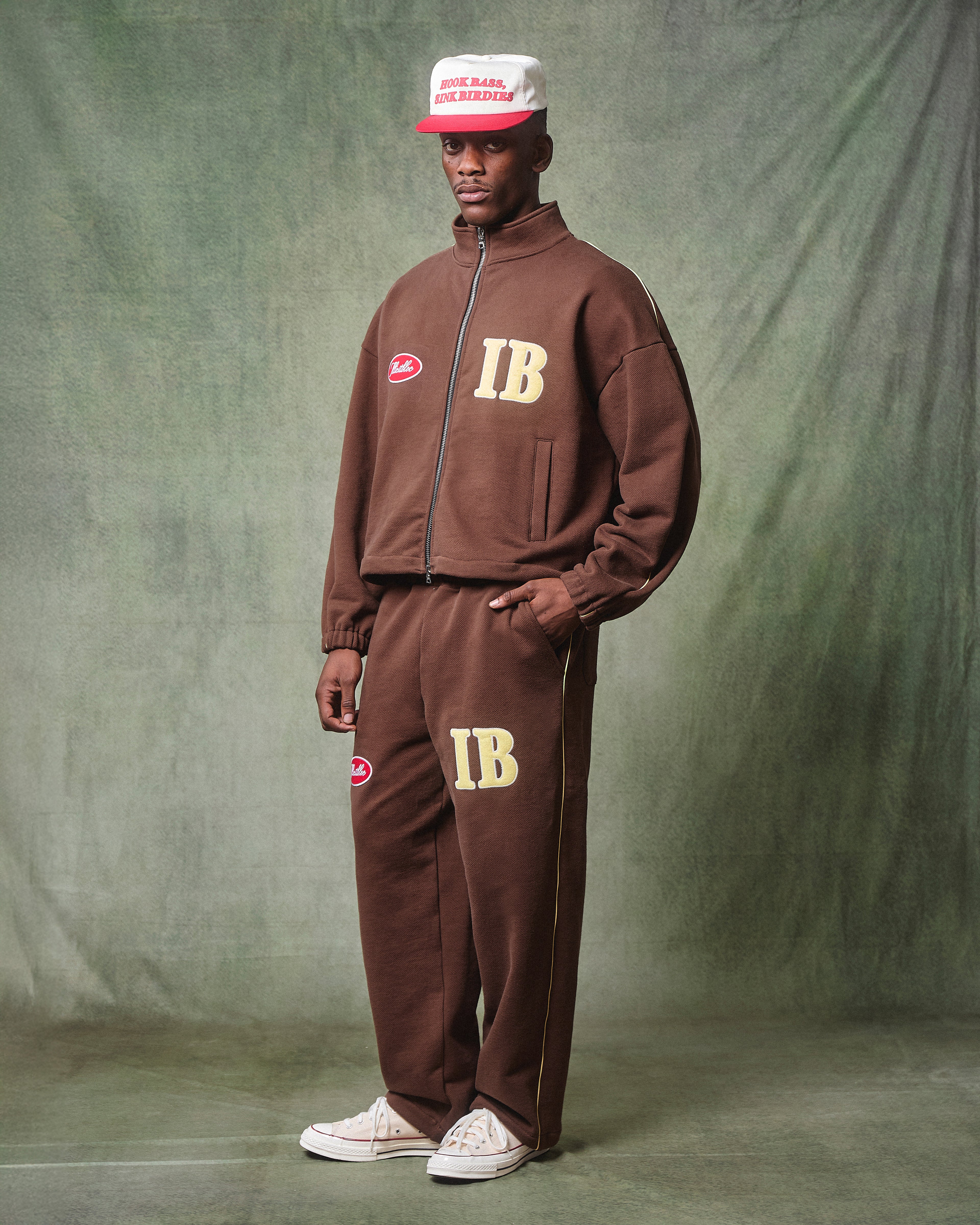 SPELLOUT SWEATPANTS - HICKORY