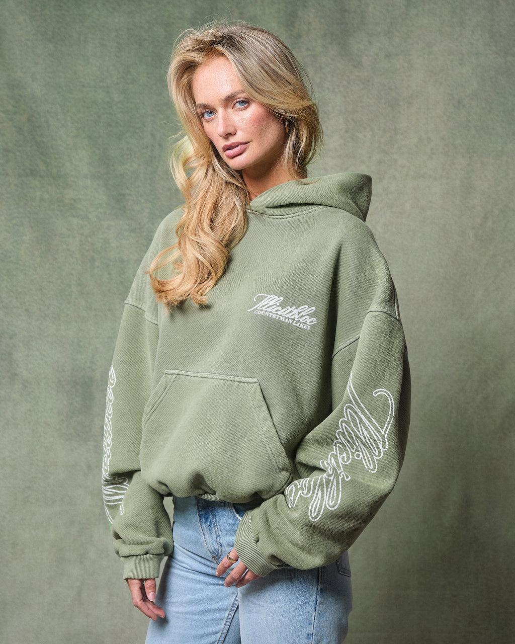 CATCH OF THE DAY HOODIE - MOSS GRAY