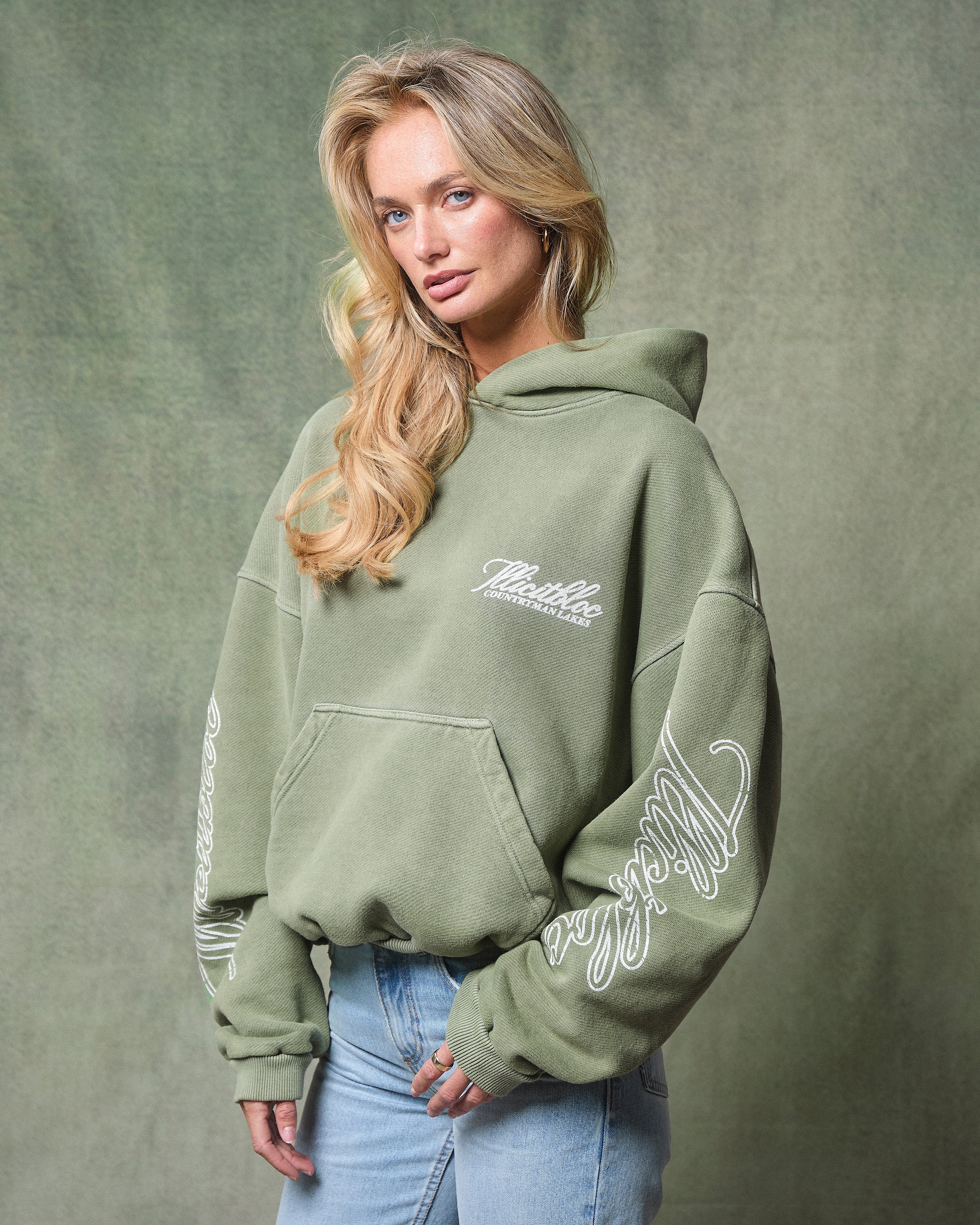 CATCH OF THE DAY HOODIE - MOSS GRAY